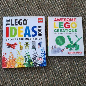 The Lego Ideas Book LOT of 2 Awesome Lego Creations Hardcover Sarah Dees DK Read